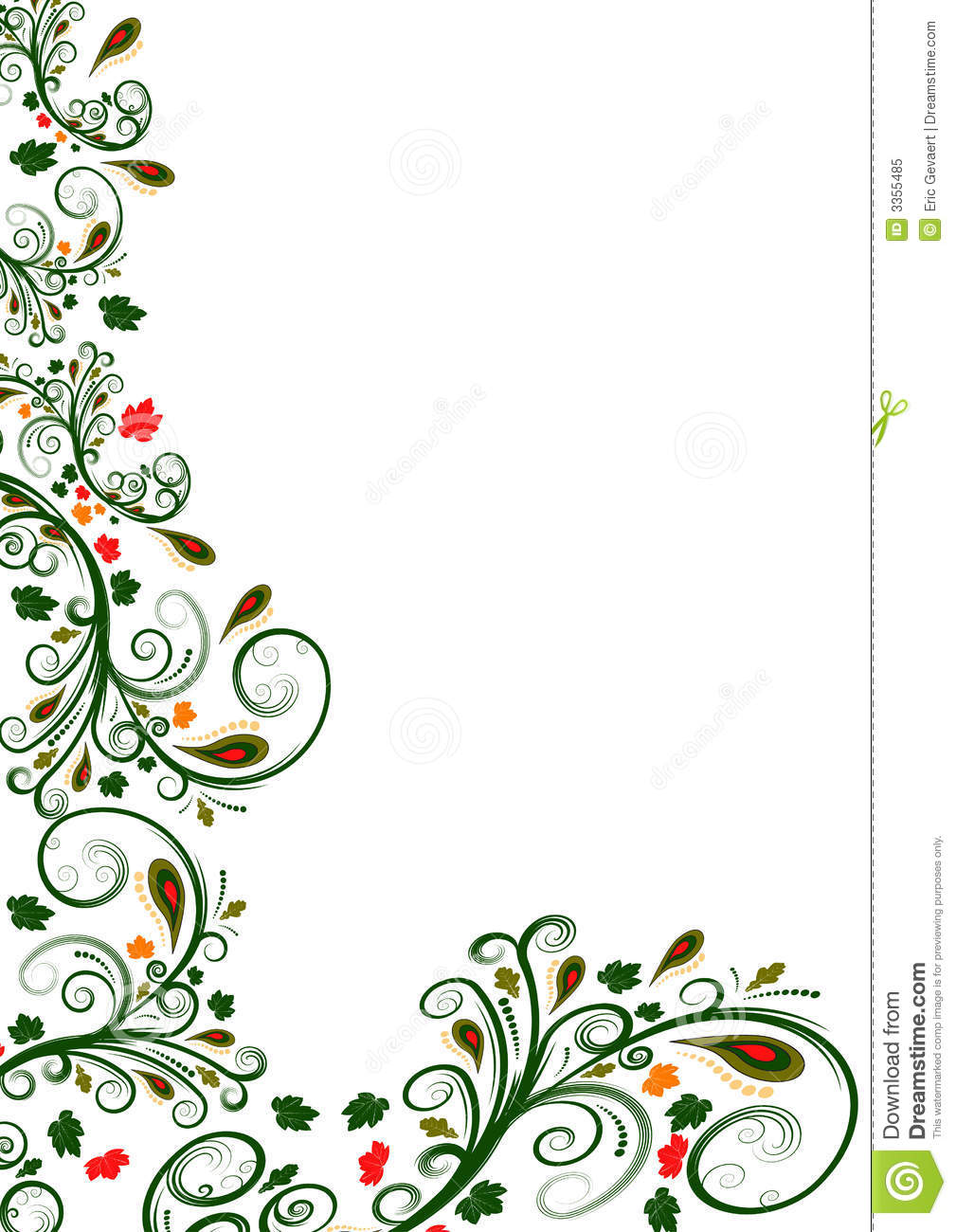 Free Vector Floral Border Designs