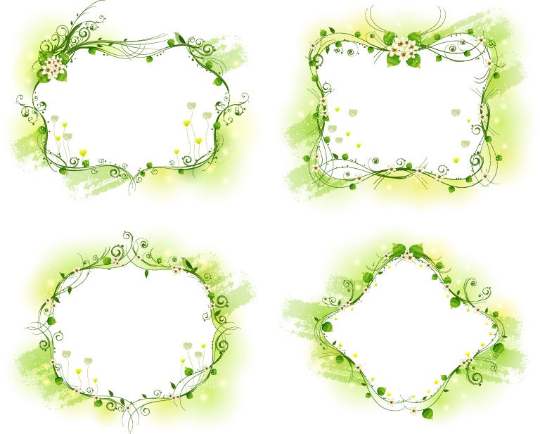 Free Vector Floral Frame