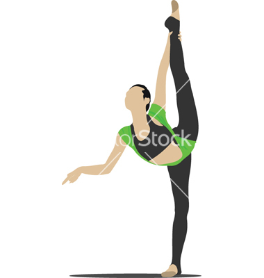 Free Vector Gymnastics Silhouette