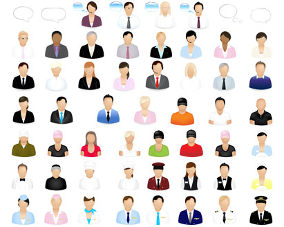 Free Vector People Icons