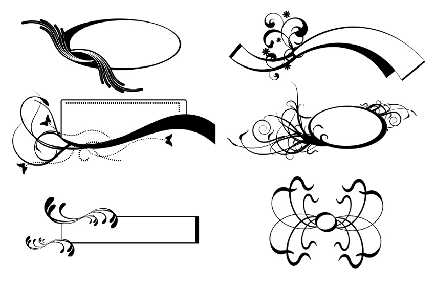 Free Vector Scroll Border Clip Art