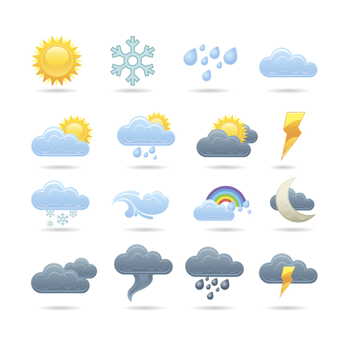 19 Weather -Related Icons Images