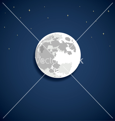 Full Moon Vector Art