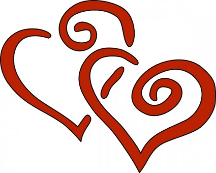 Gold Intertwined Hearts Clip Art Gold Intertwined Hearts Clip Art