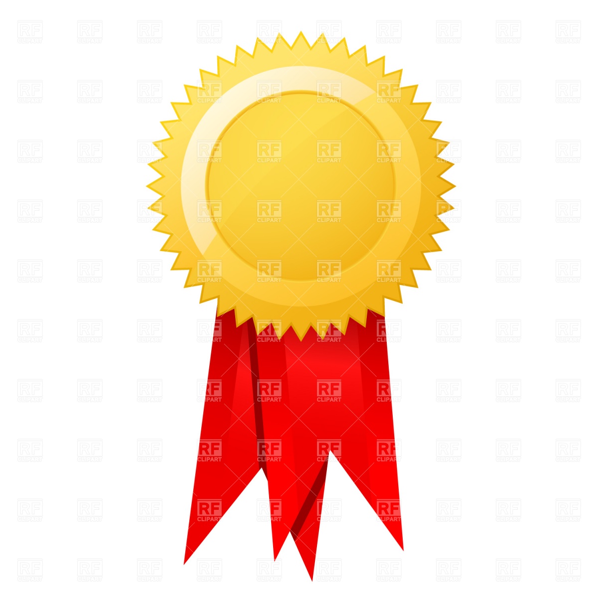 Gold Medal Award Ribbon Free Clip Art