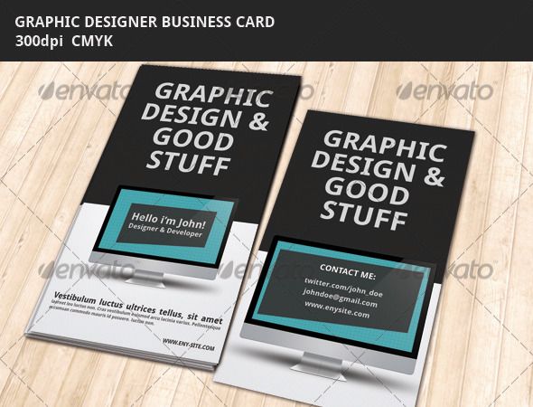 Graphic Designer Business Cards