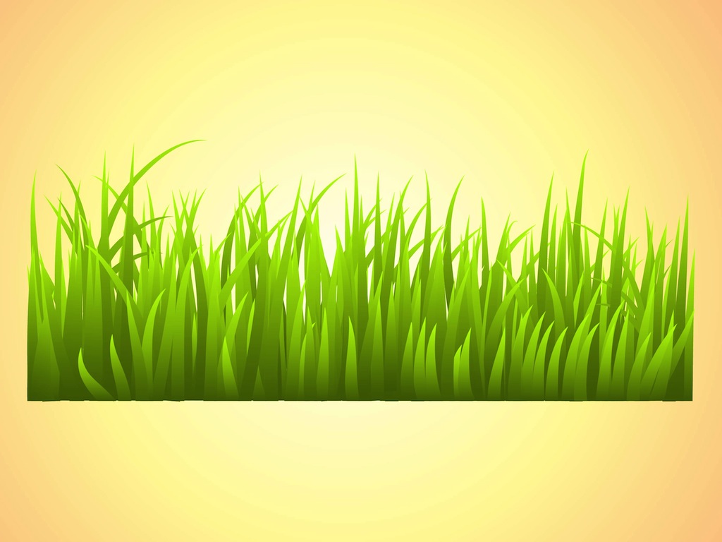 16 Grass Vector Font Images