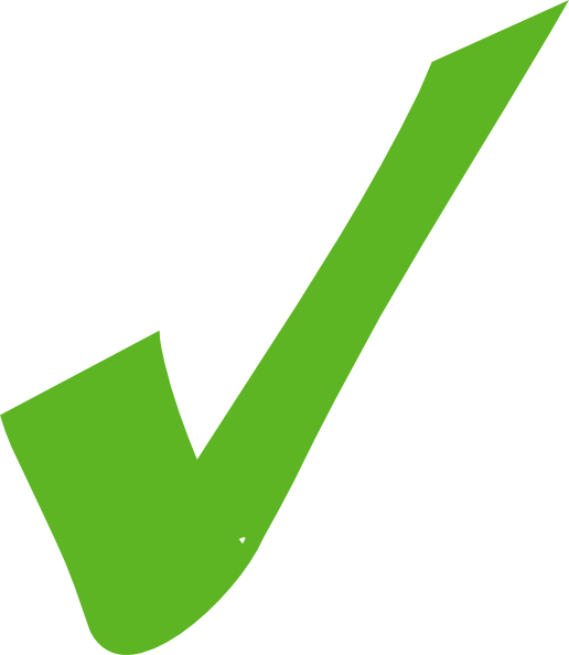 Green Check Mark Clip Art Free