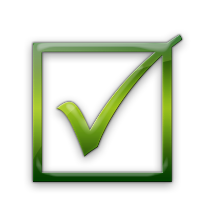 Green Check Mark Icon