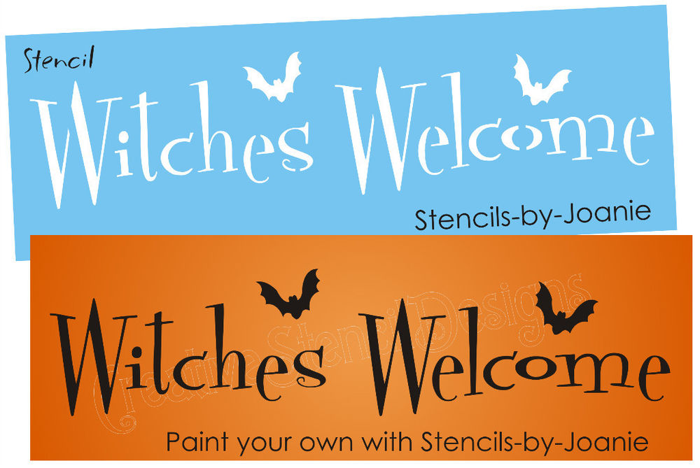 Halloween Witches Welcome Signs