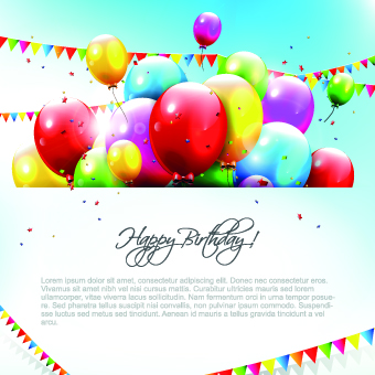 Happy Birthday Balloon Vector Happy Birthday Balloon Vector