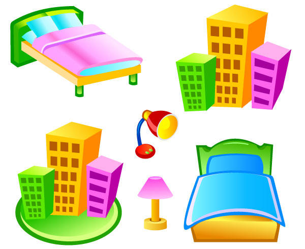 Hotel Icons Vector Free