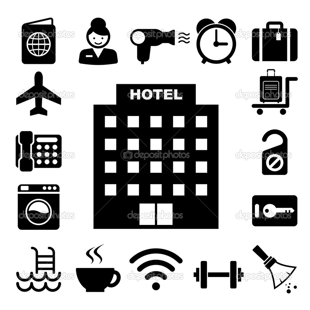 Hotel Icons Vector Free