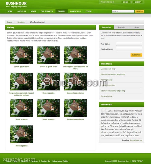 HTML Web Templates Free Download