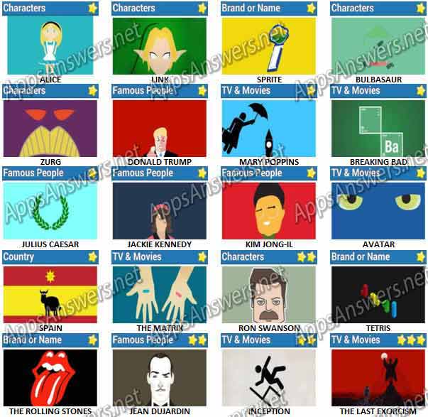 Icon Game Answers Pack 6 Icon Game Answers Pack 6