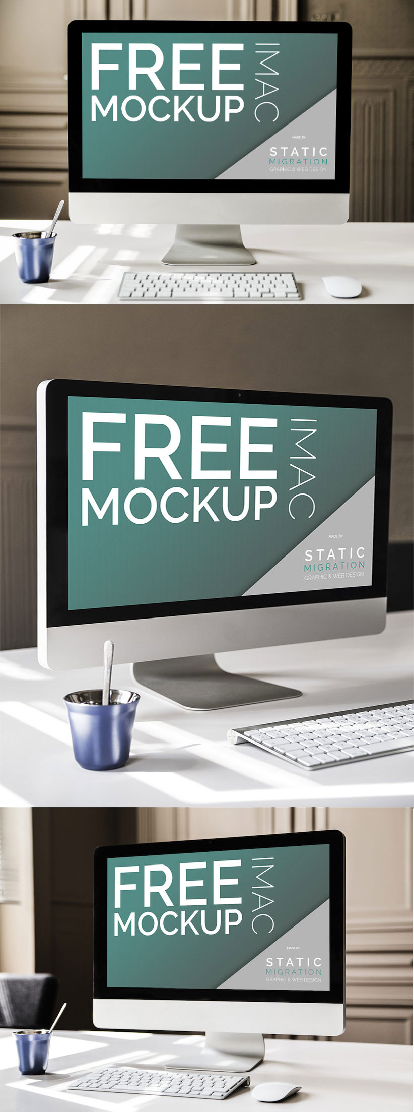 iMac Mockup PSD Template