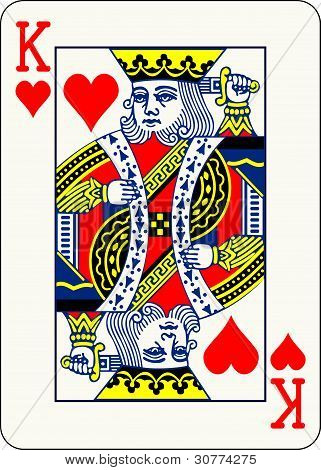 Individual Playing Card Heart