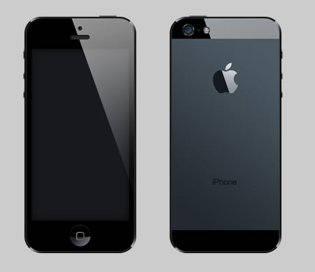 iPhone 5 Back Template