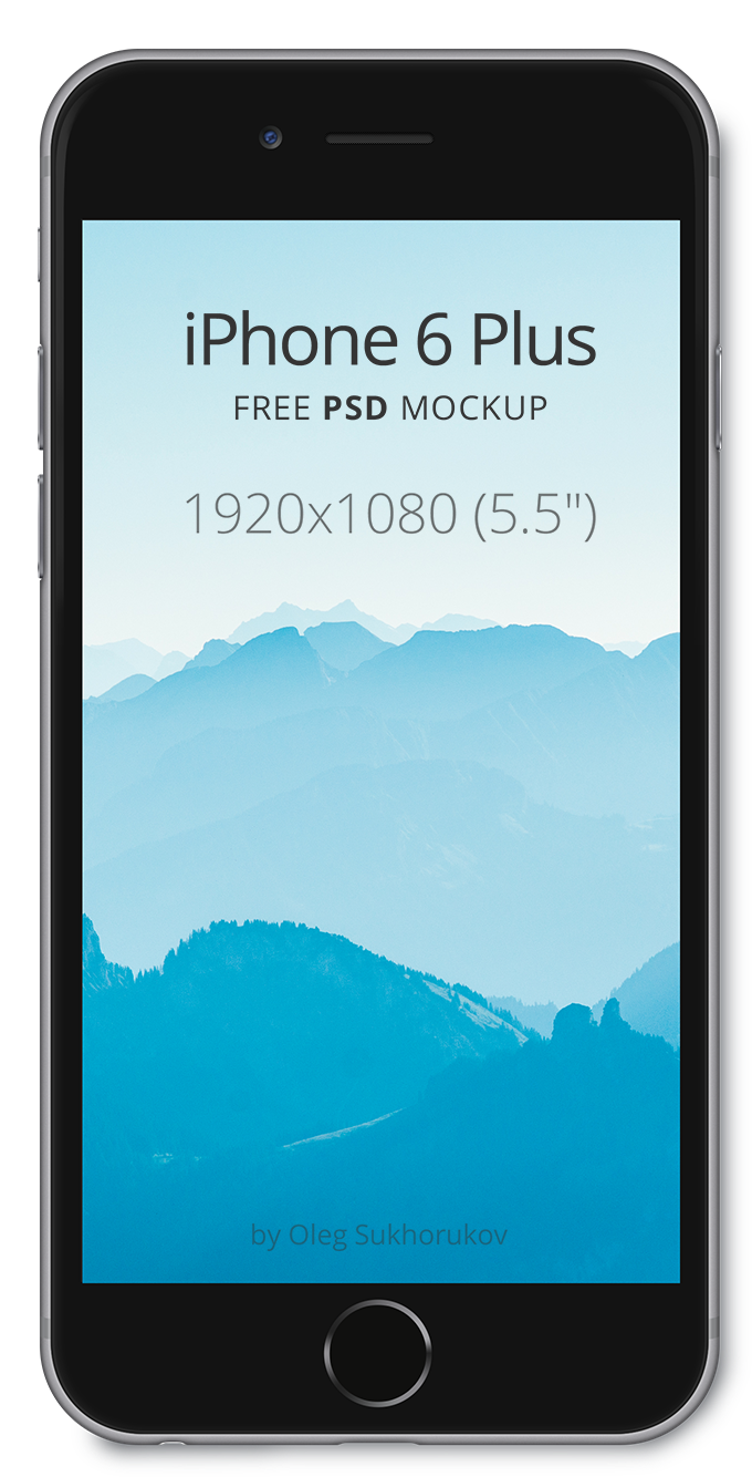 iPhone 6 Mockup Free Plus