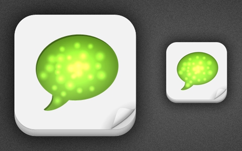 iPhone App Icon Template