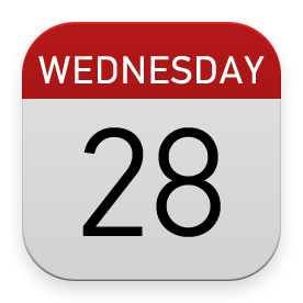 iPhone iOS 7 Calendar Icon