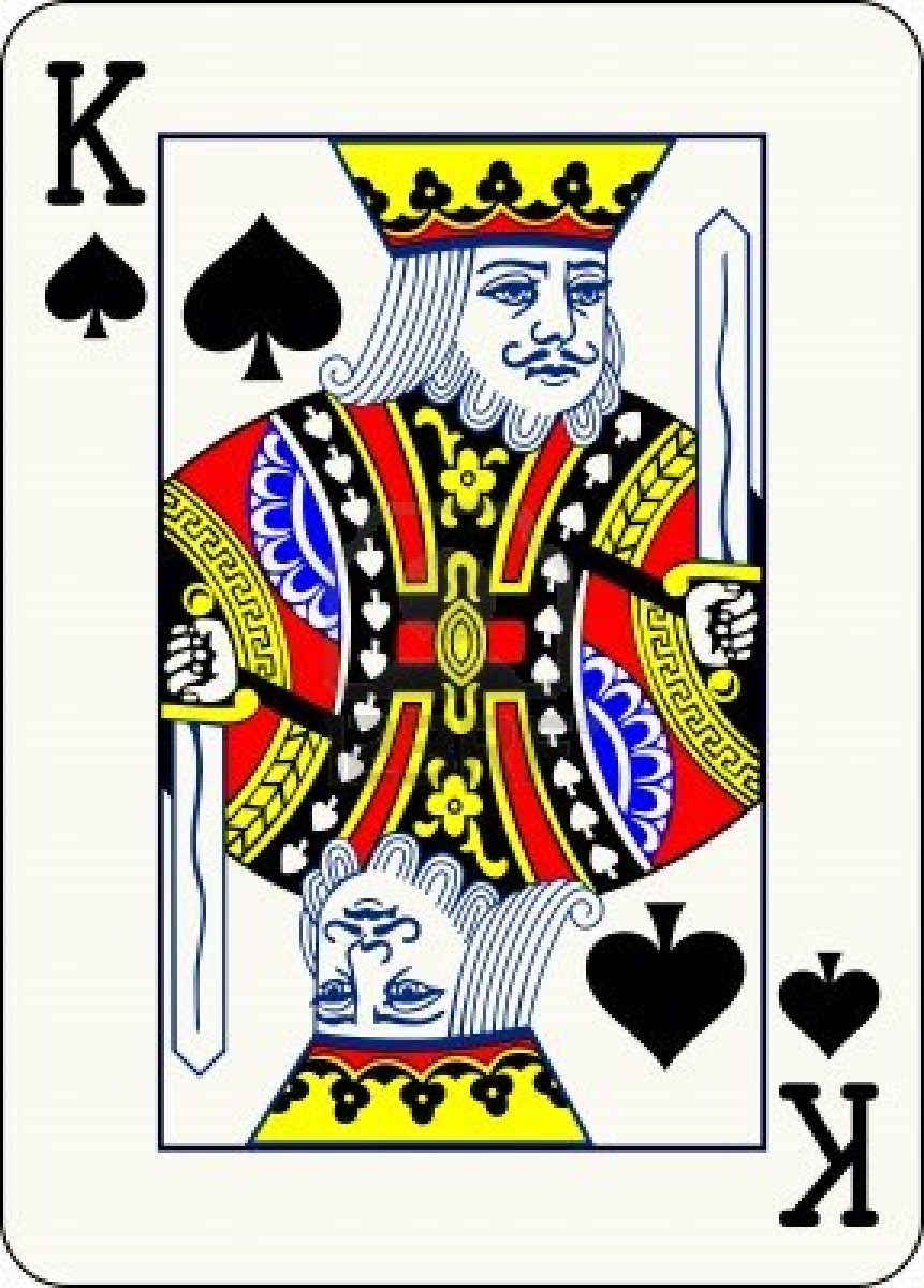 King Playing Card Art