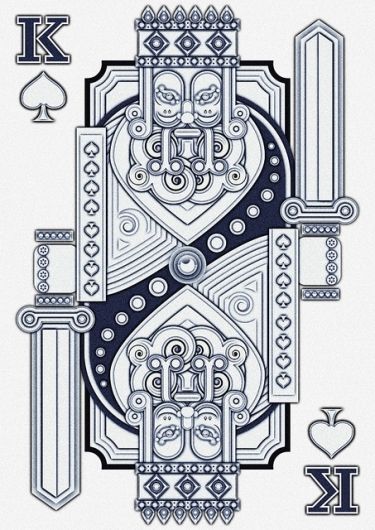 King Playing Card Spade