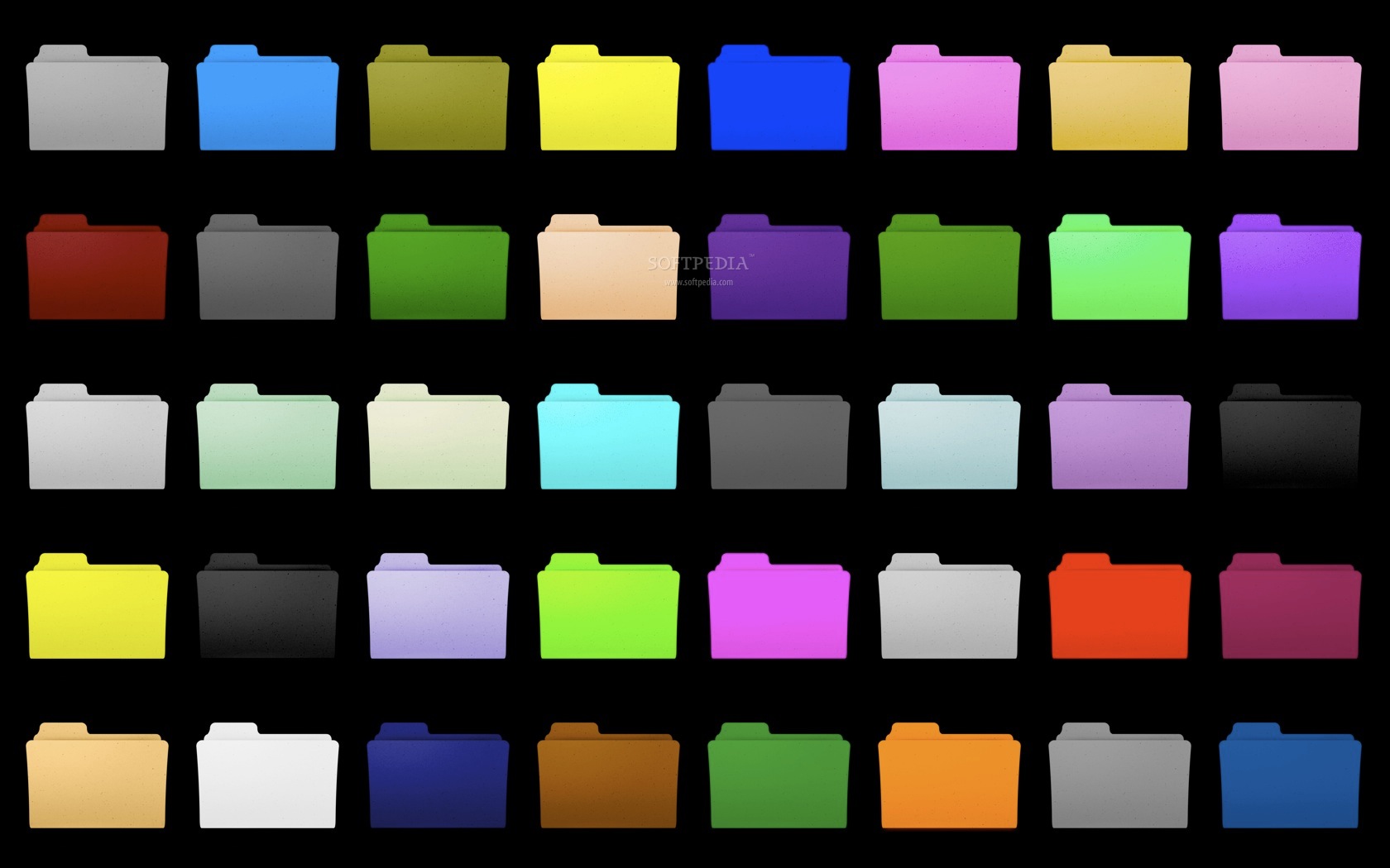 Mac Color Folders Icon