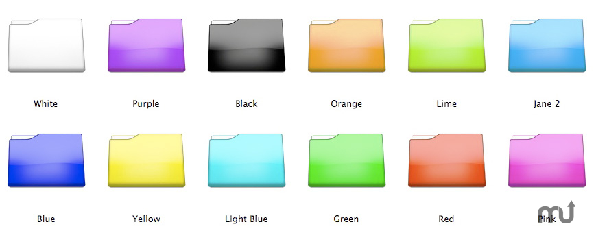 Mac Colored Folder Icons