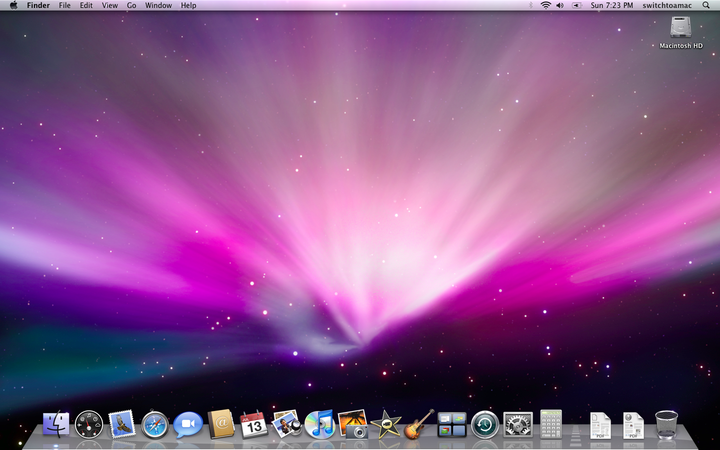 Mac OS X Desktop