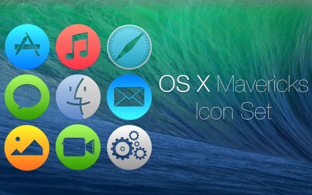 Mac OS X Mavericks Icons