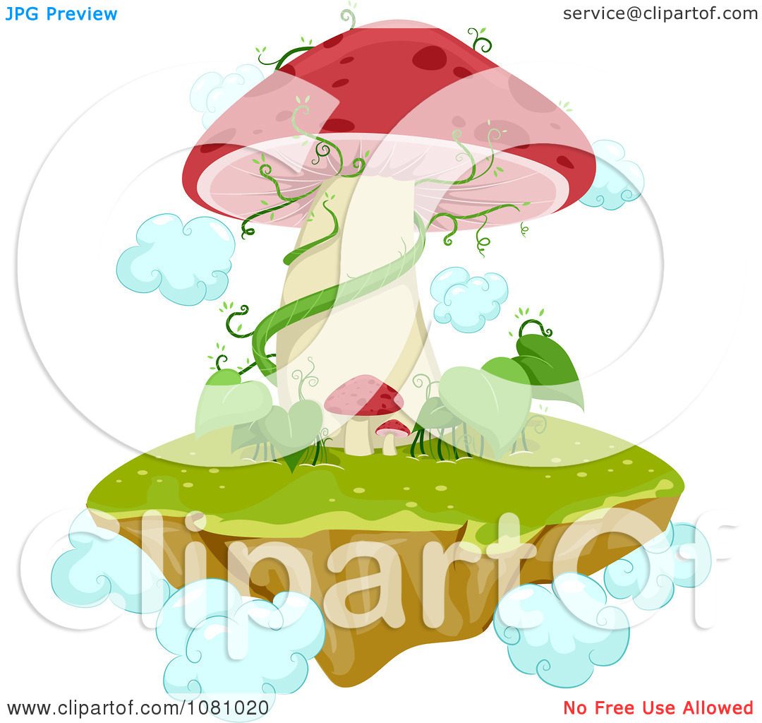 Magical Mushrooms Clip Art