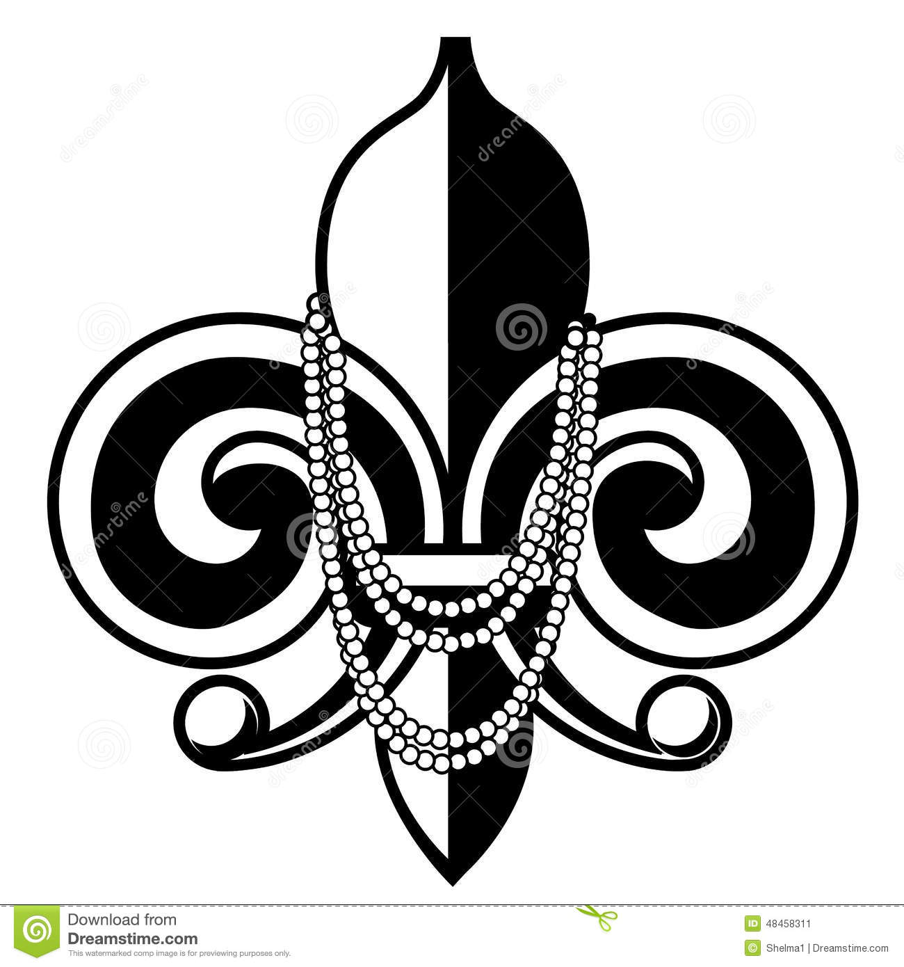 Mardi Gras Beads Vector Mardi Gras Beads Vector