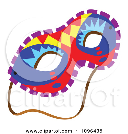 Mardi Gras Mask Illustration