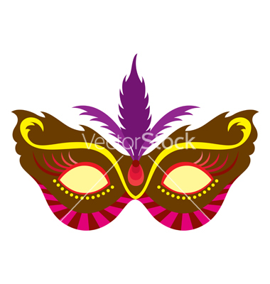 Mardi Gras Mask Vector