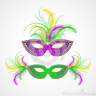 Mardi Gras Mask Vector