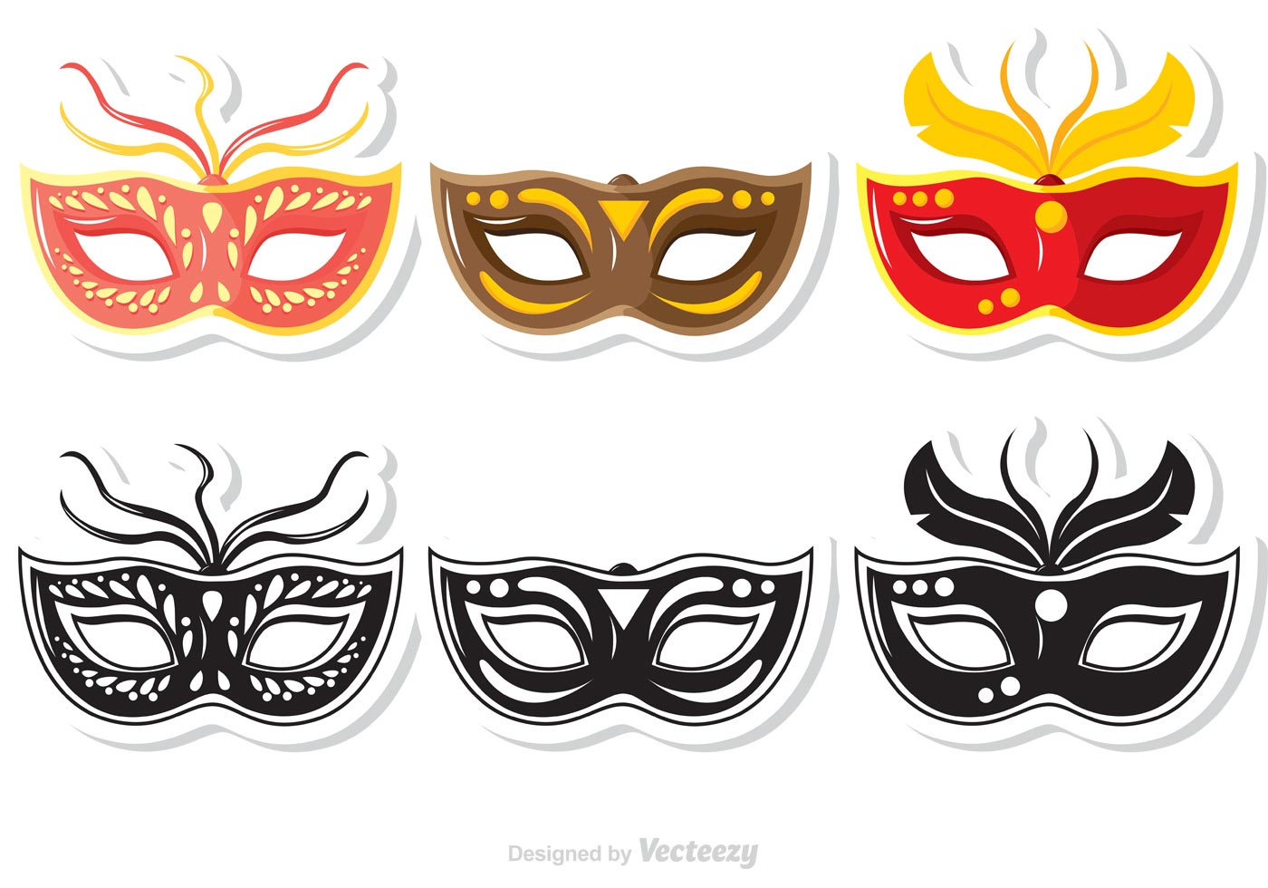 Mardi Gras Mask Vector