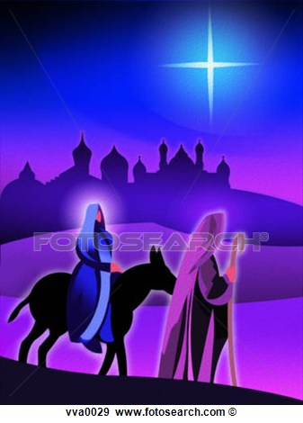 Mary Joseph Bethlehem Star