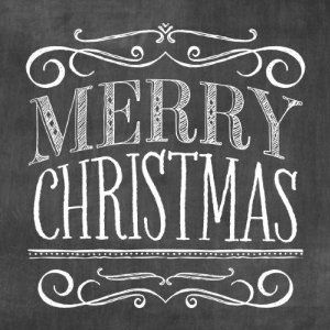 Merry Christmas Chalkboard Art Merry Christmas Chalkboard Art
