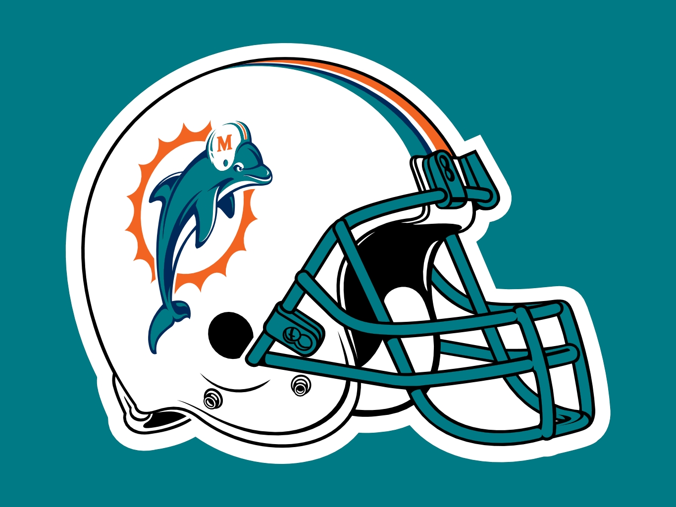 Miami Dolphins Helmet Logo