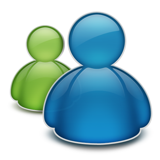 Microsoft Messenger Icon Microsoft Messenger Icon