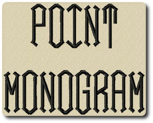 Monogram Embroidery Fonts