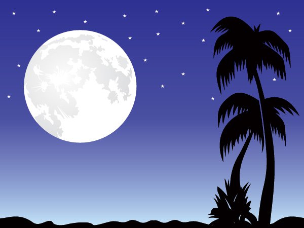 Moon Vector Art Free