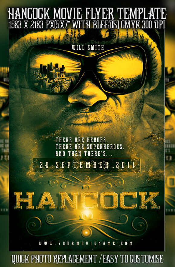 Movie Poster PSD Template Free Movie Poster PSD Template Free