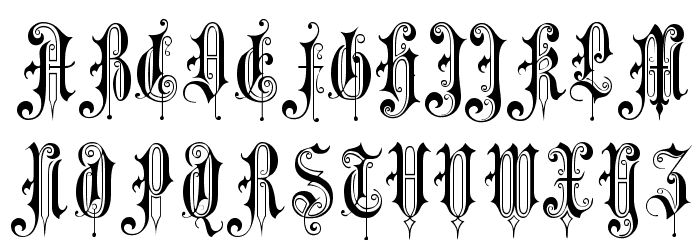 Music Letters Font