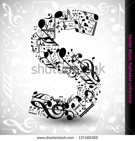 Music Note Alphabet Font