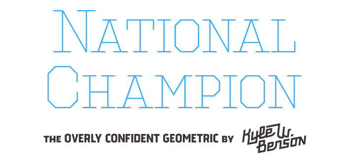 National Champion Font