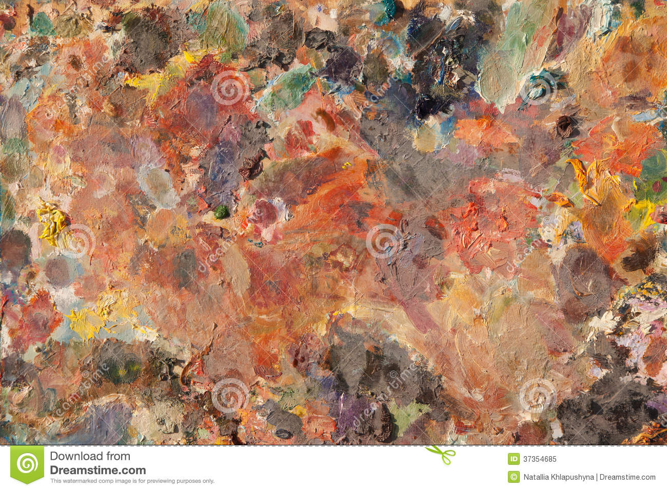 Oil Painting Palette Colors Oil Painting Palette Colors