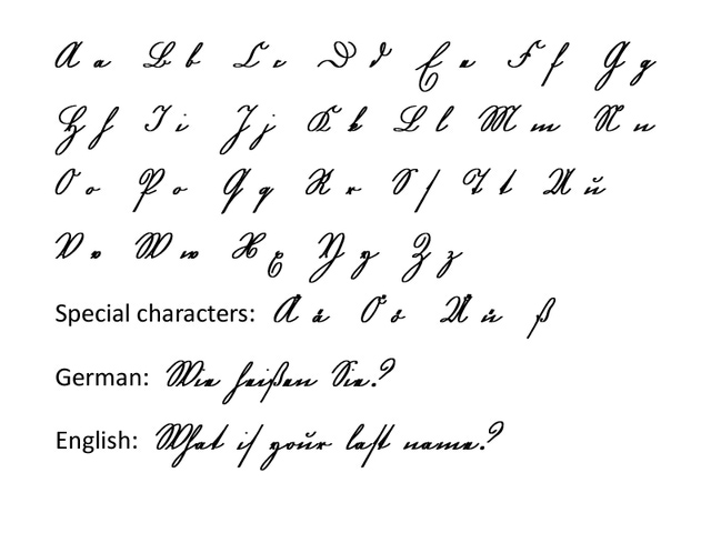 Old Cursive Handwriting Old Cursive Handwriting