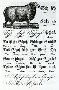 Old German Handwriting Font